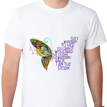 Butterfly Whispered Storm Sublimation