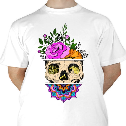 Flower Sugar Skull Sublimation