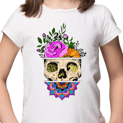 Flower Sugar Skull Sublimation