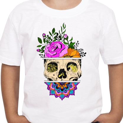 Flower Sugar Skull Sublimation