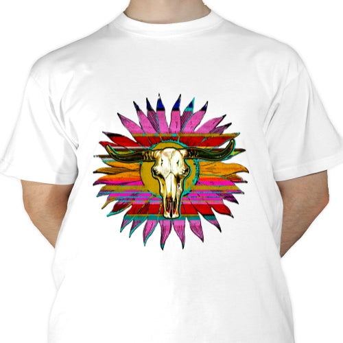 Sunflower Skull Sublimation