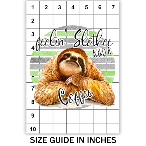 Sloth And Coffee Sublimation