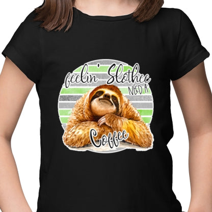 Sloth And Coffee DTF