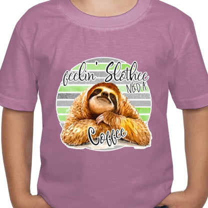 Sloth And Coffee DTF