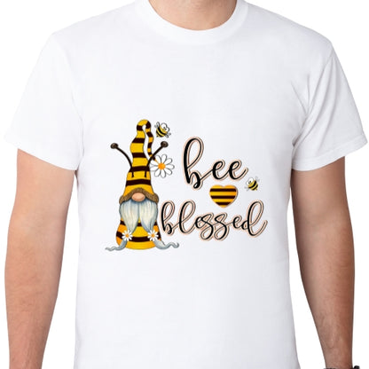 Bee Blessed Gnome Sublimation