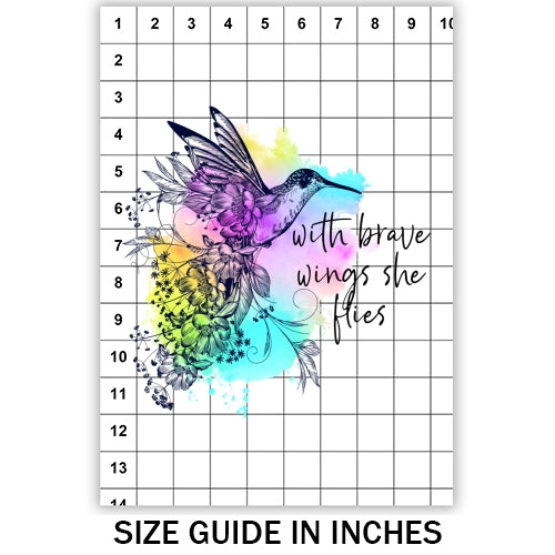 With Brave Wings Sublimation