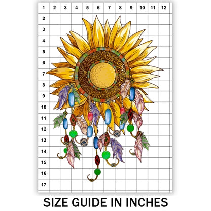 Sunflower Dreamcatcher Sublimation