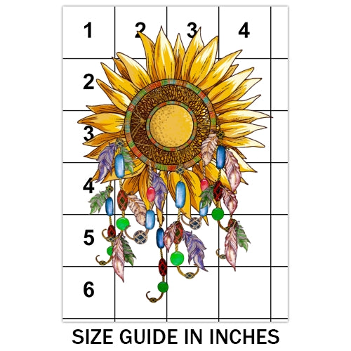 Sunflower Dreamcatcher Sublimation