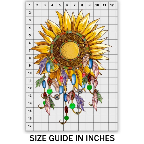 Sunflower Dreamcatcher DTF