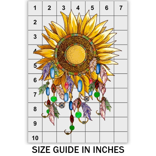 Sunflower Dreamcatcher DTF