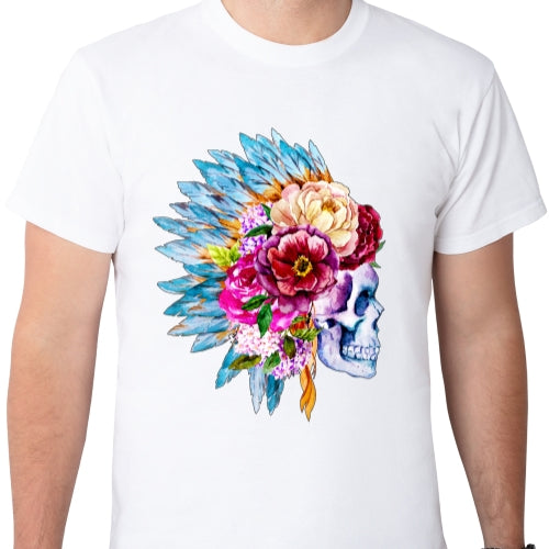 Floral Skull Sublimation