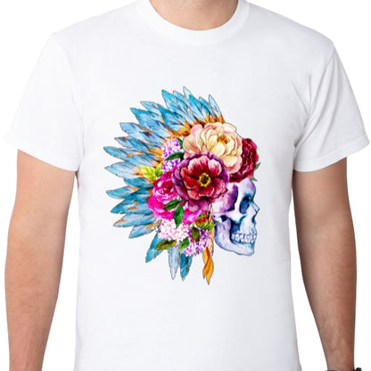 Floral Skull Sublimation