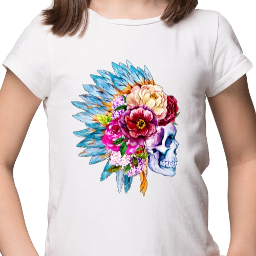 Floral Skull Sublimation