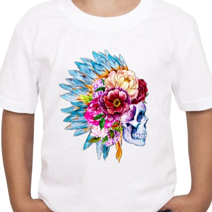 Floral Skull Sublimation