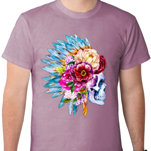 Floral Skull DTF