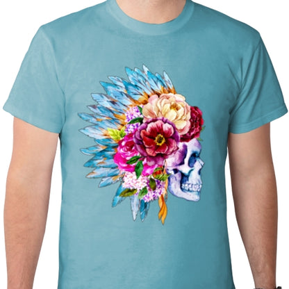 Floral Skull DTF