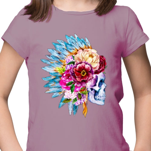 Floral Skull DTF