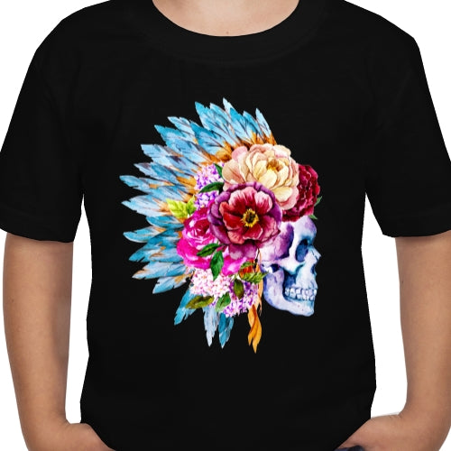 Floral Skull DTF