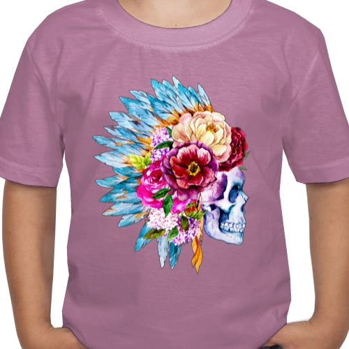 Floral Skull DTF