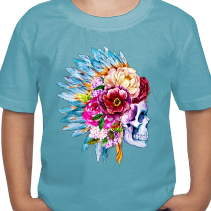 Floral Skull DTF