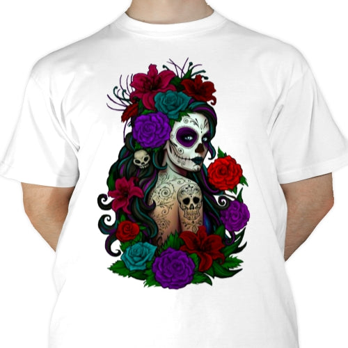 Floral Day Of The Dead Sublimation