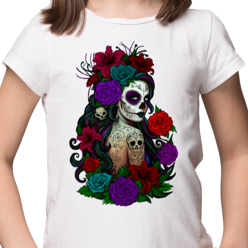 Floral Day Of The Dead Sublimation