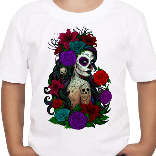 Floral Day Of The Dead Sublimation