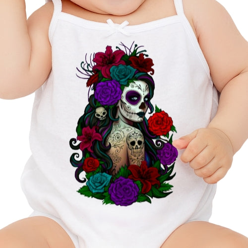 Floral Day Of The Dead Sublimation