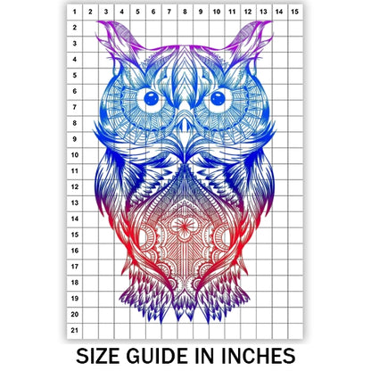 Ombre Owl Sublimation