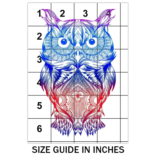 Ombre Owl Sublimation