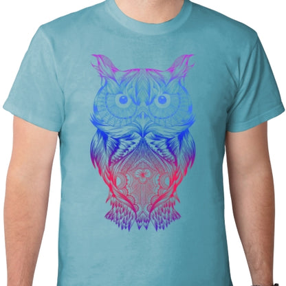 Ombre Owl DTF