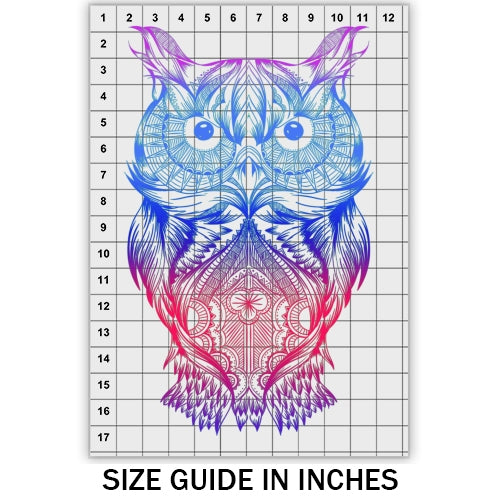 Ombre Owl DTF