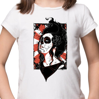 Rustic Skull Lady Sublimation