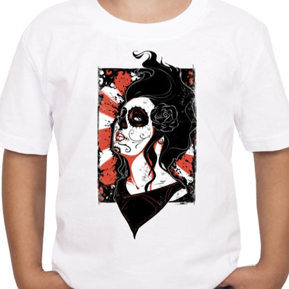 Rustic Skull Lady Sublimation