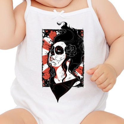 Rustic Skull Lady Sublimation