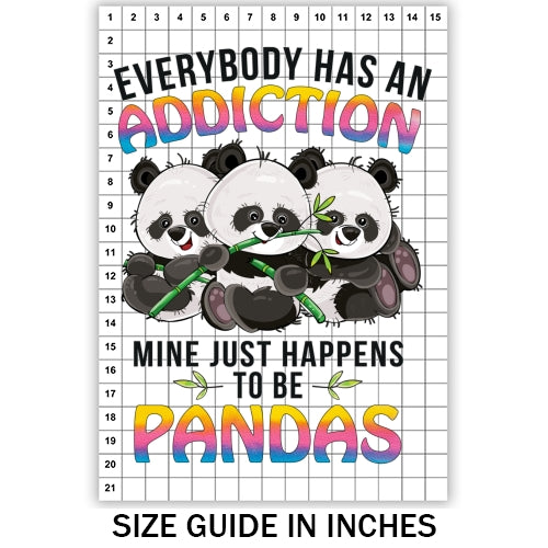 Panda Addiction Sublimation