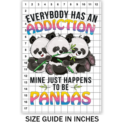 Panda Addiction Sublimation