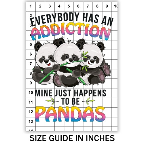 Panda Addiction Sublimation