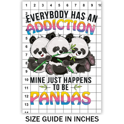 Panda Addiction Sublimation