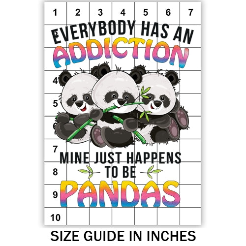 Panda Addiction Sublimation