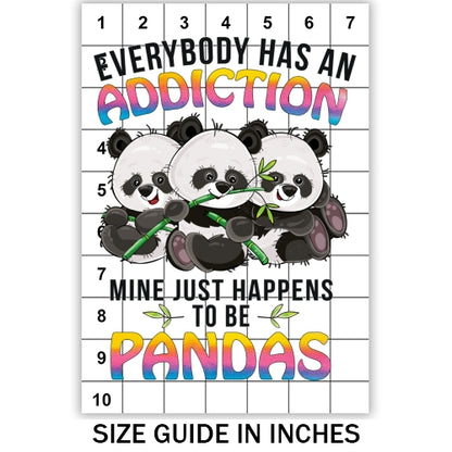 Panda Addiction Sublimation