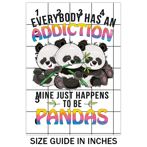 Panda Addiction Sublimation