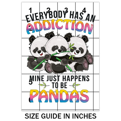 Panda Addiction Sublimation