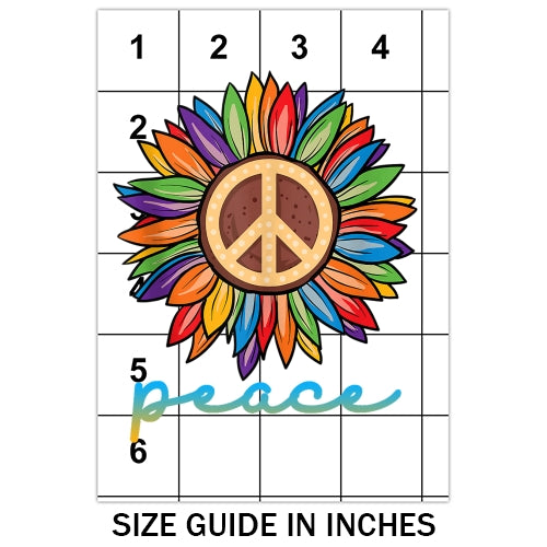 Sunflower Peace Sublimation