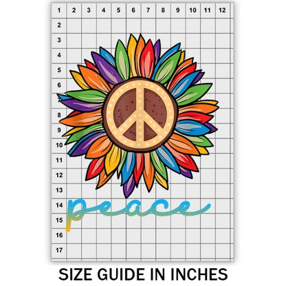 Sunflower Peace DTF