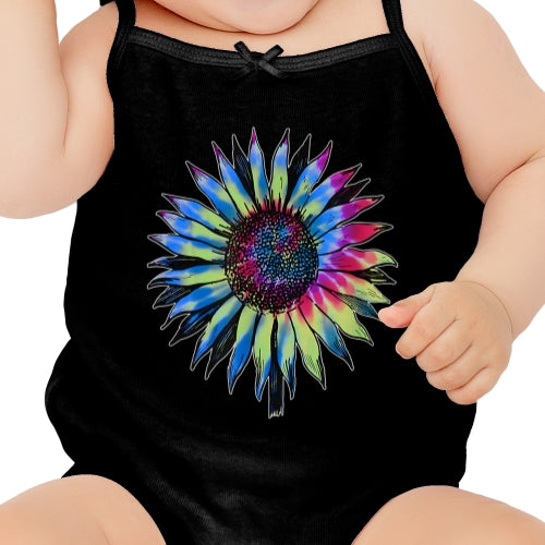 Retro Tie Dyed Sunflower DTF