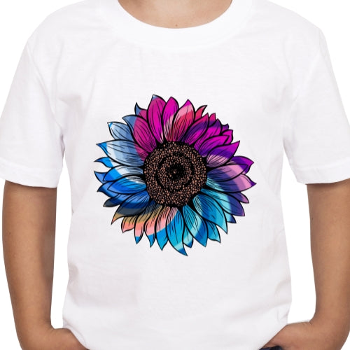 Color Swirl Sunflower Sublimation