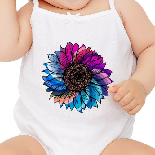 Color Swirl Sunflower Sublimation