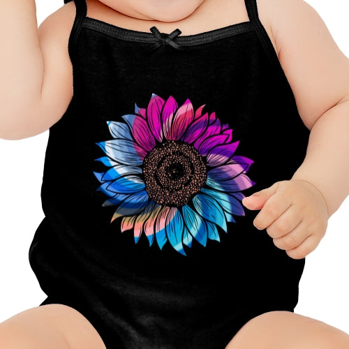 Color Swirl Sunflower DTF