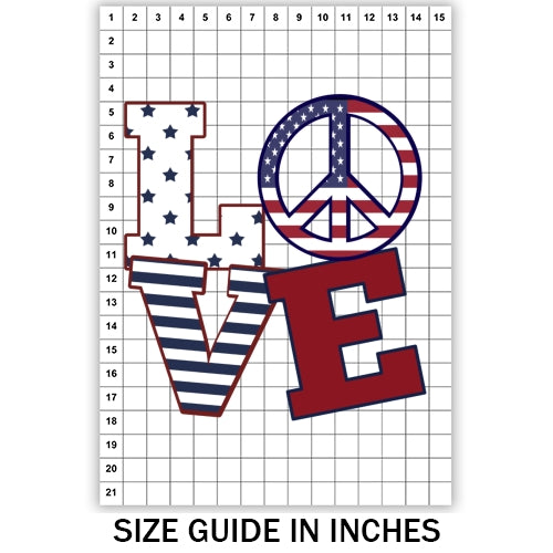 Love Peace USA Sublimation